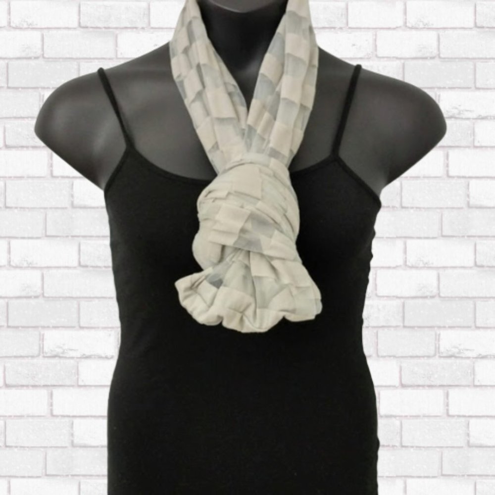 Steve Madden Gray Sparkly Oversized Infinity Scarf